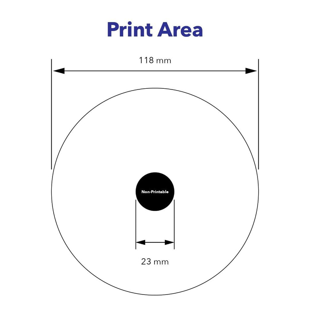 DVD+R DL 8.5GB 8X Hub Printable Discs 50 Pack M817933