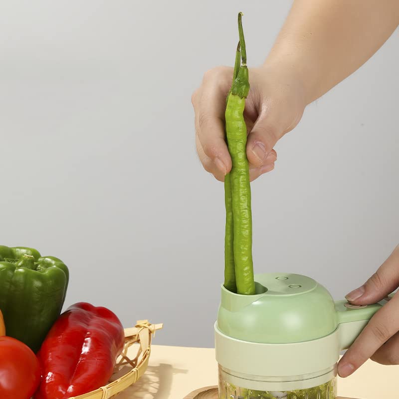 4 in 1 Handheld Electric Vegetable Chopper Set W7149