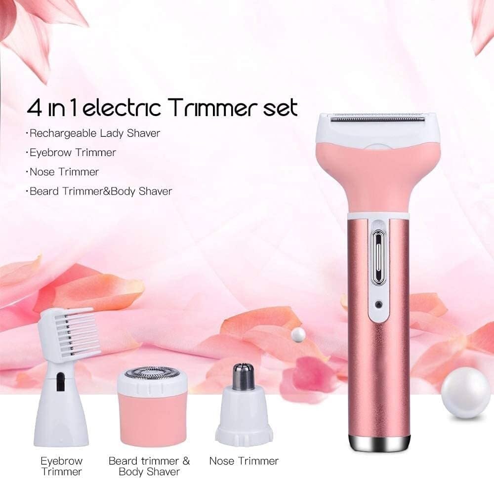 4 in 1 Waterproof Cordless Epilator Y896