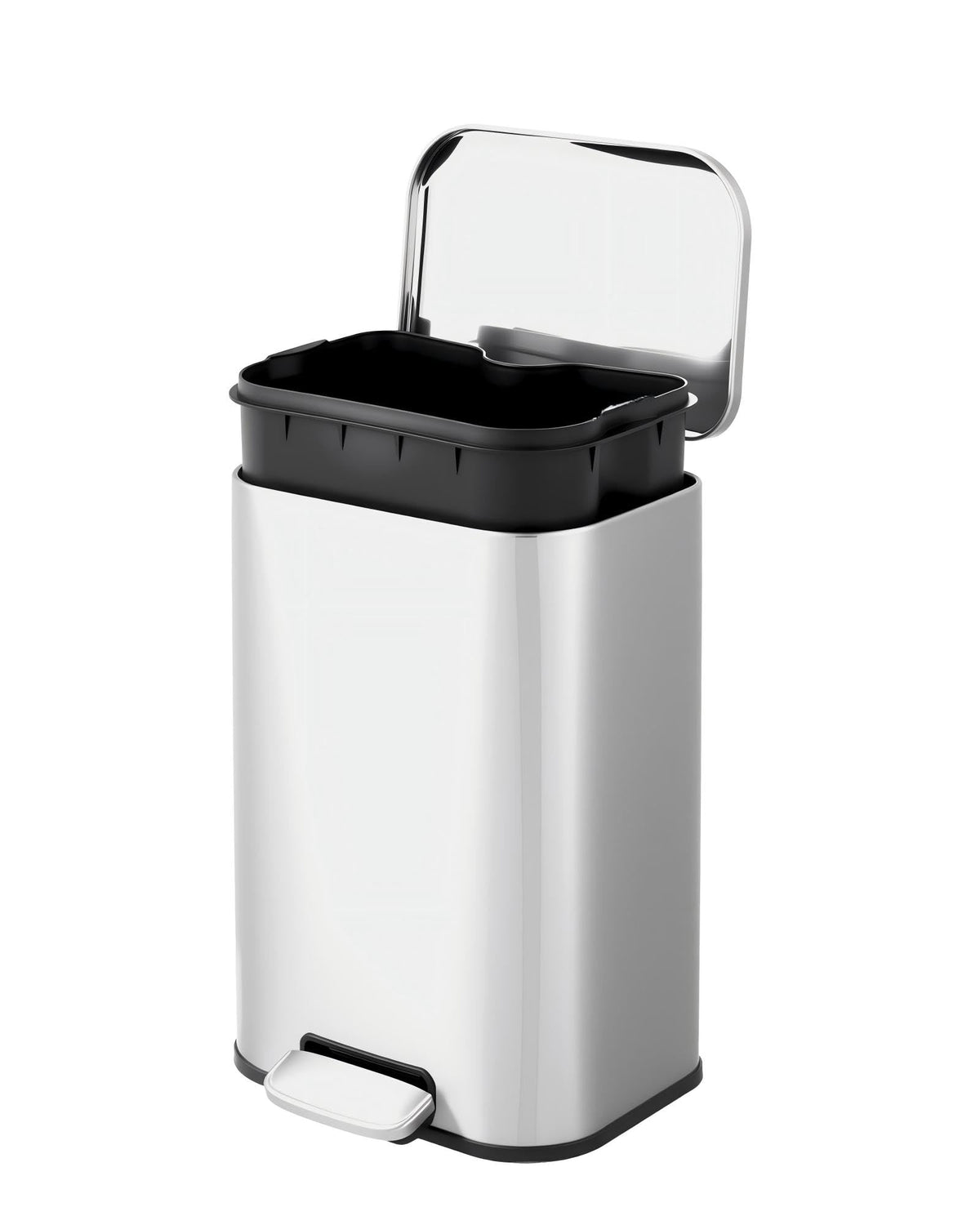 50L Stainless Steel Step Trash Can Y70286