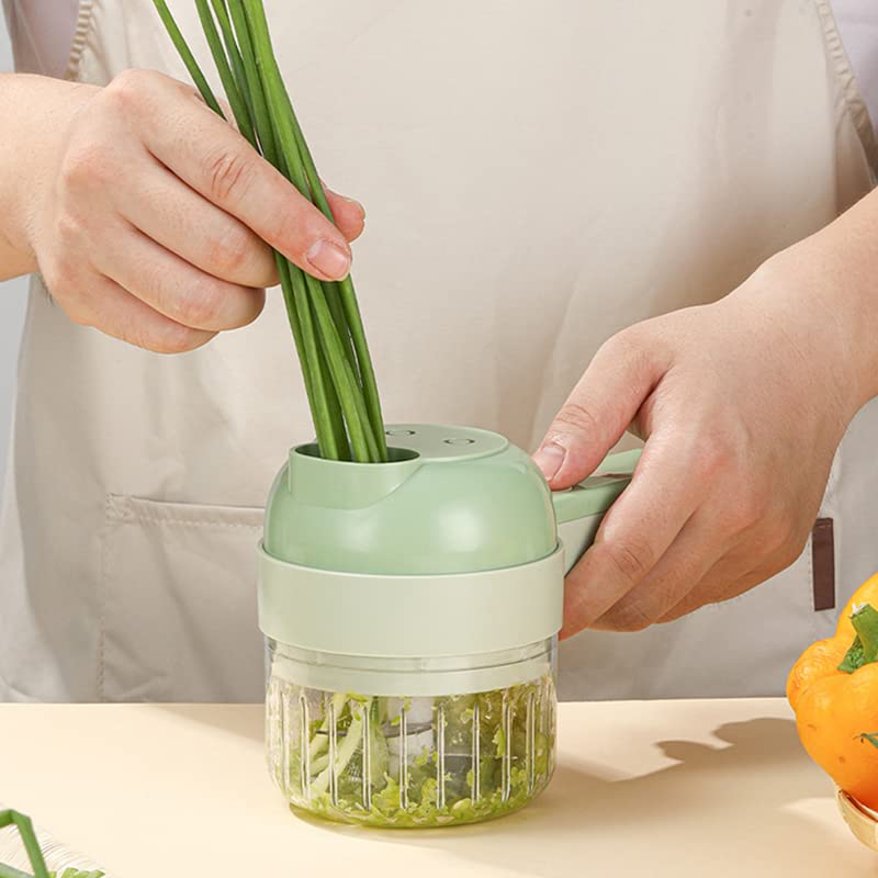 4 in 1 Handheld Electric Vegetable Chopper Set W7149