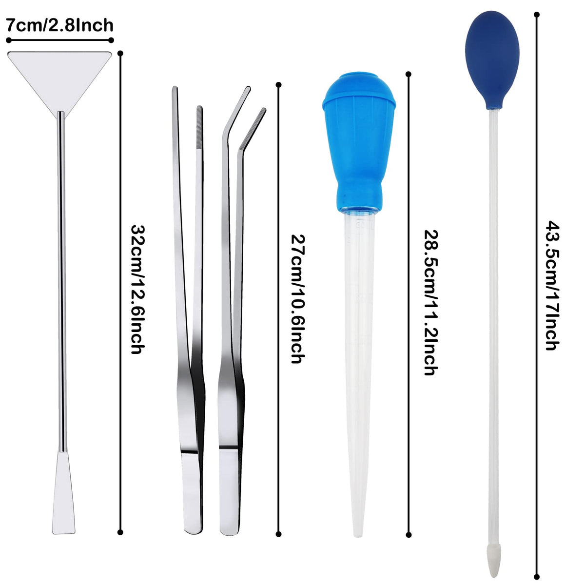 8 in 1 Stainless Steel Aquarium Cleaning Tools B69853