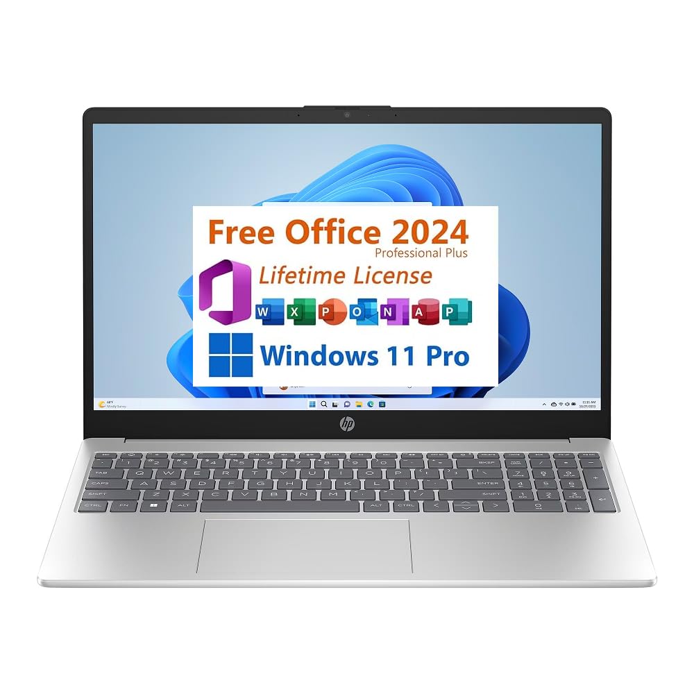 15.6 inch FHD IPS Windows Laptop AMD Ryzen 5 8GB RAM 512GB SSD Natural Silver X89848
