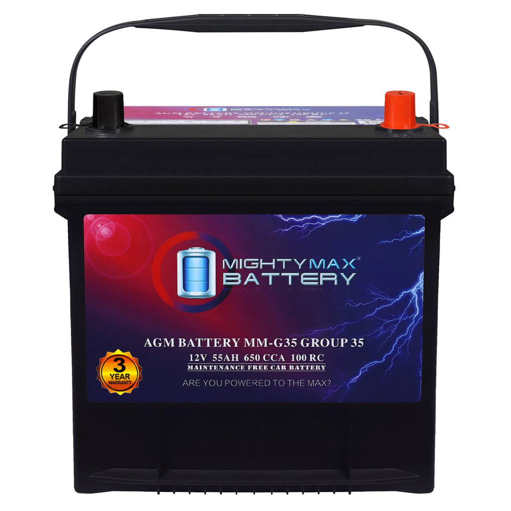 12V 55Ah AGM 650 CCA Replacement Battery O220942