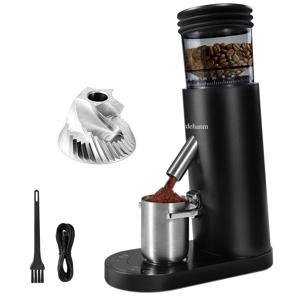 Cordless Black Conical Burr Coffee Grinder N76304