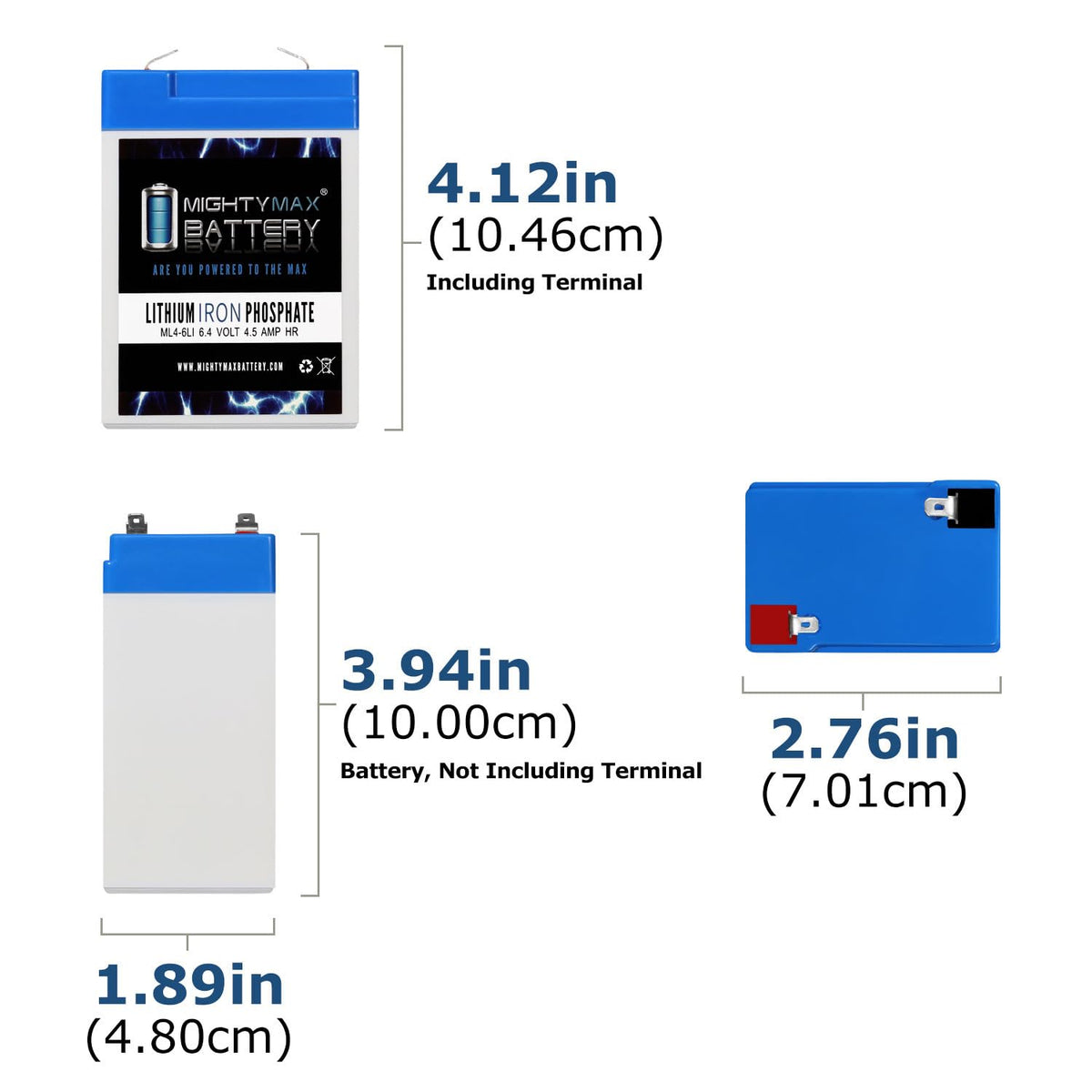 6V 4.5AH Lithium Replacement Battery K94143
