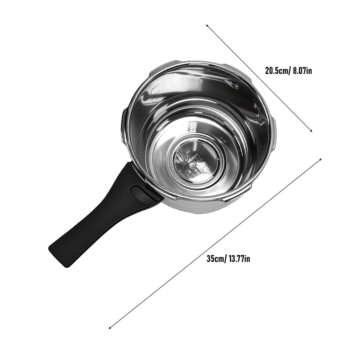 3L Stainless Steel Pressure Cooker U7077