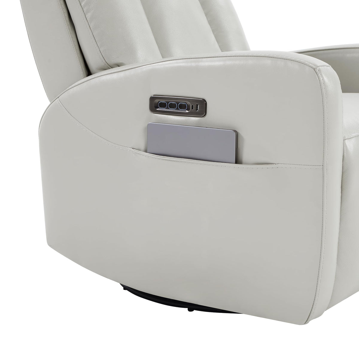Genuine Leather Power Recliner Chair T9946