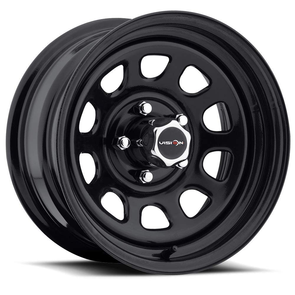16x8 5x4.5" Gloss Black Wheel Rim E35336