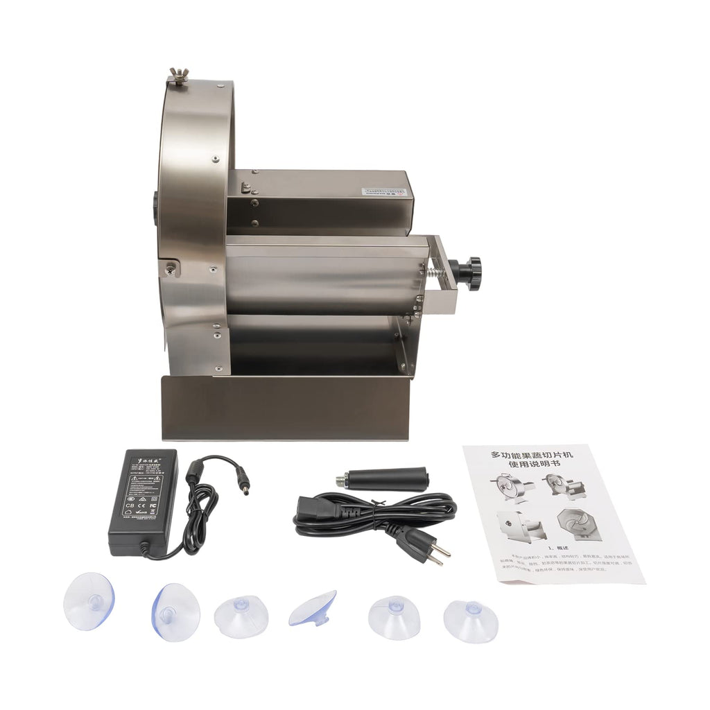 Electric Vegetable Slicer 2 IN 1 0-12mm Thickness Adjustable P523