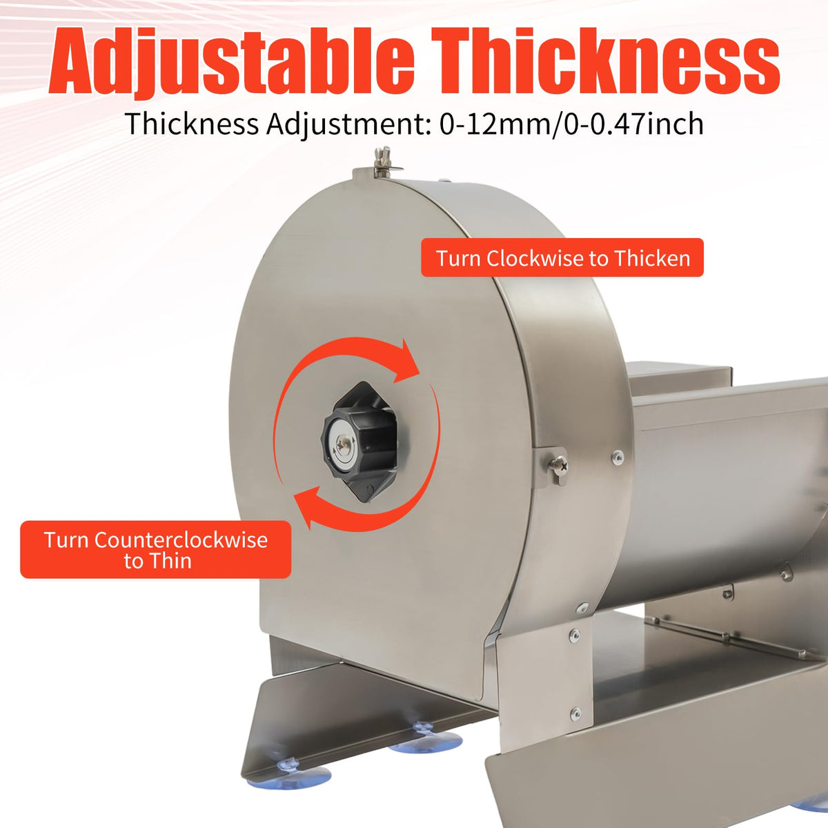 Electric Vegetable Slicer 2 IN 1 0-12mm Thickness Adjustable P523