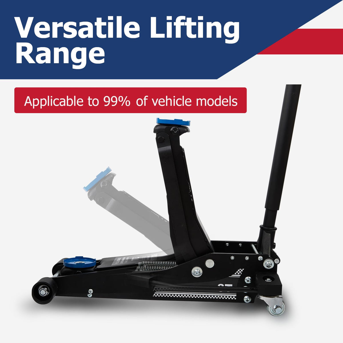 3 Ton Aluminum and Steel Floor Jack K637