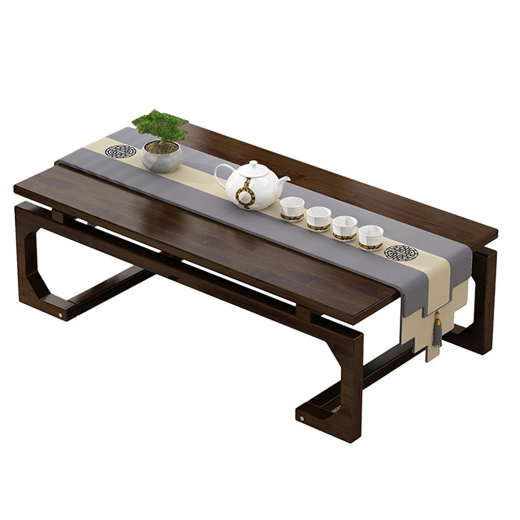 Japanese Floor Table Solid Wood 100x55x30cm I89574