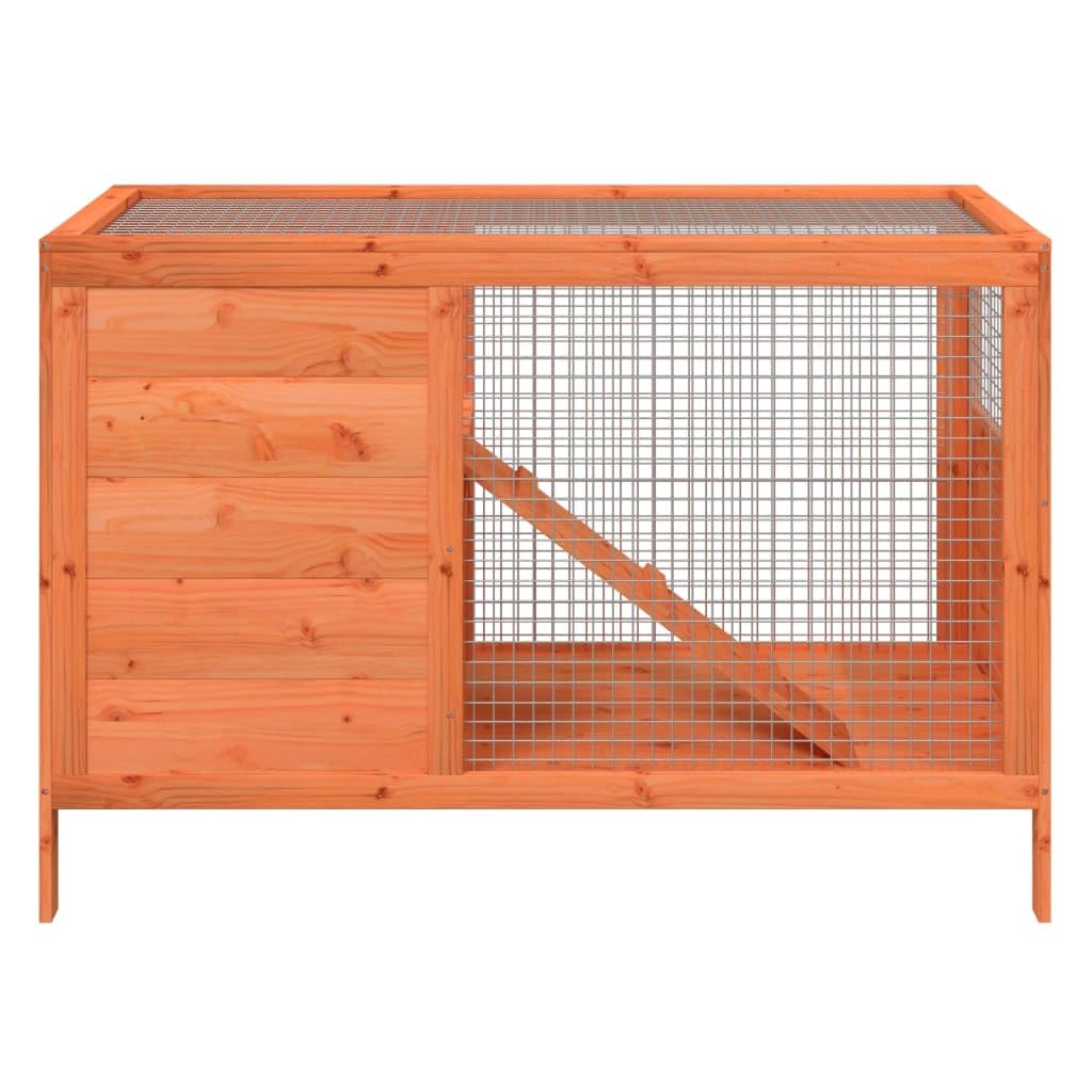 2-Tier Solid Pine Wood Rabbit Hutch Z3444