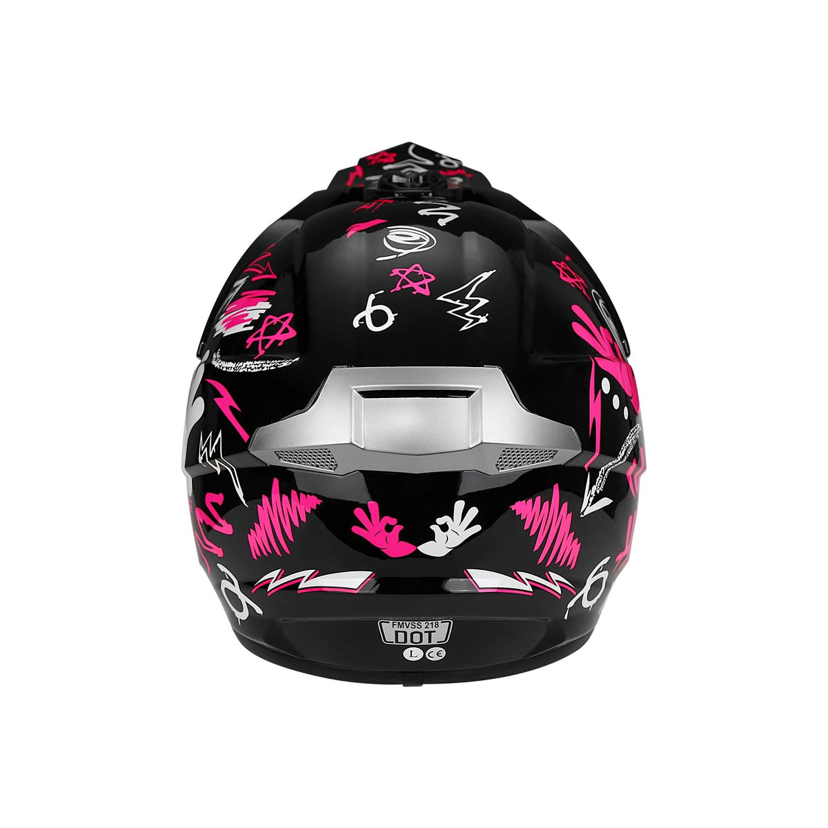 Youth Dirt Bike Helmet DOT Full Face Motocross 4-Piece Set W69376
