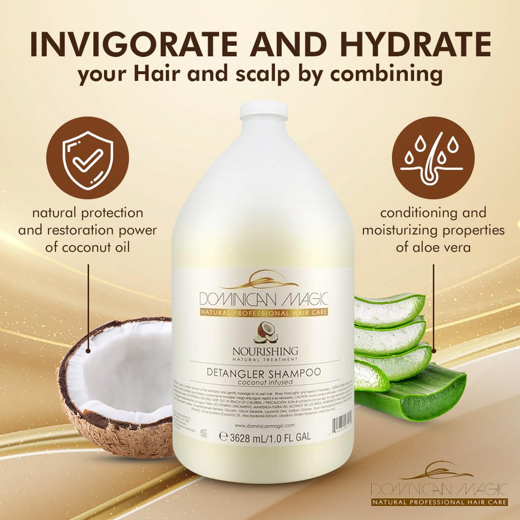 Coconut Oil Aloe Vera Shampoo and Conditioner 1 Gal x 2 X384321
