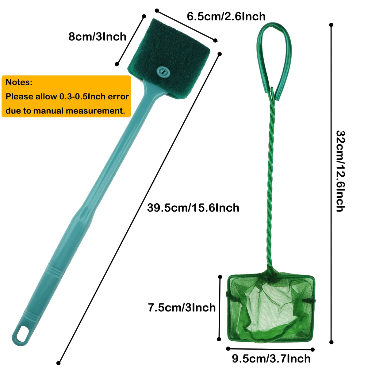 8 in 1 Stainless Steel Aquarium Cleaning Tools B69853