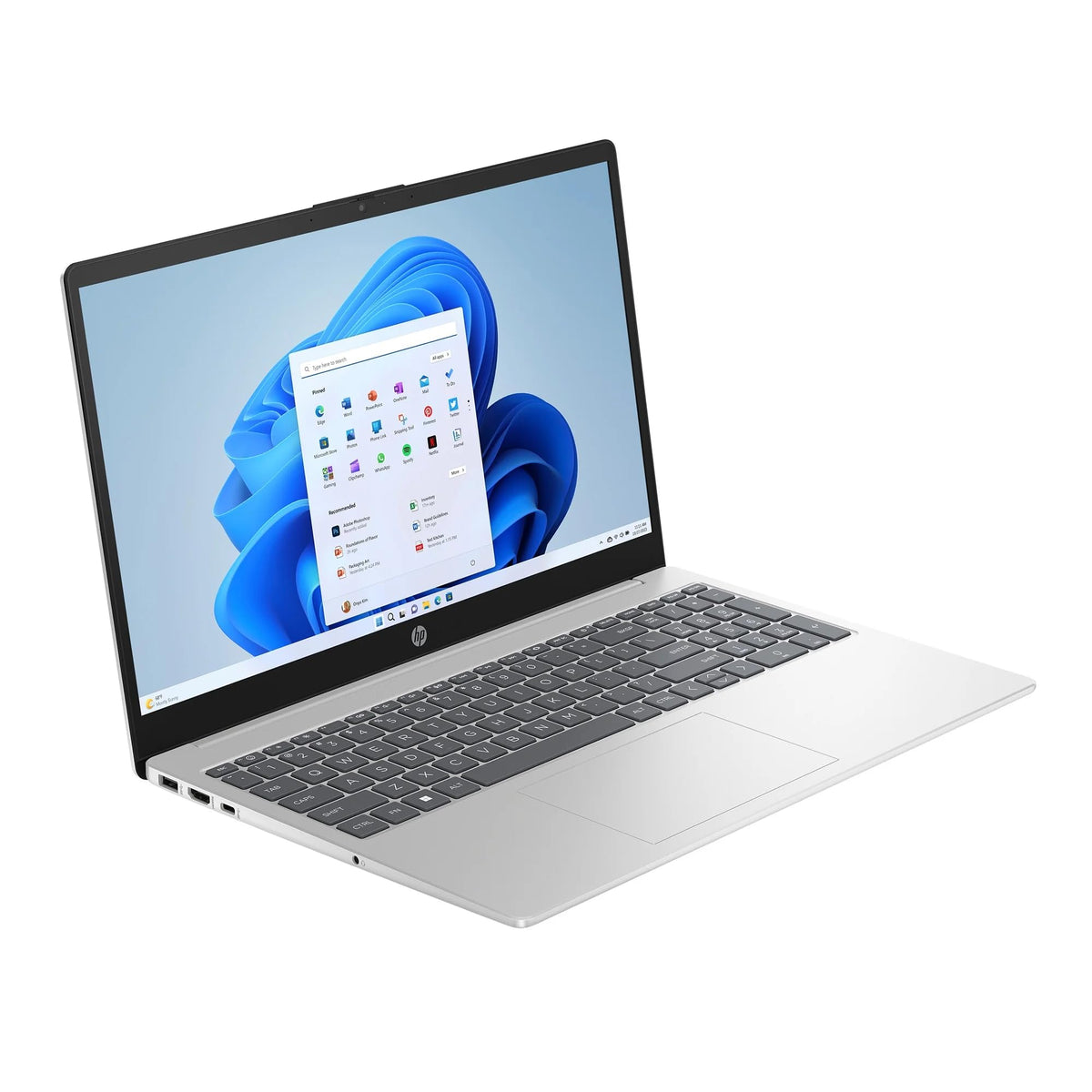 15.6 inch FHD IPS Windows Laptop AMD Ryzen 5 8GB RAM 512GB SSD Natural Silver X89848