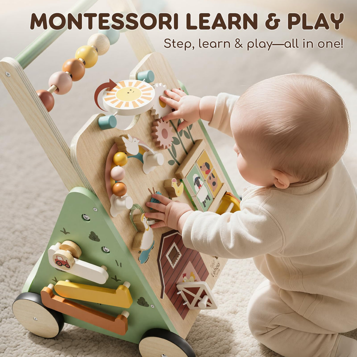 Wooden Baby Walker Z9016