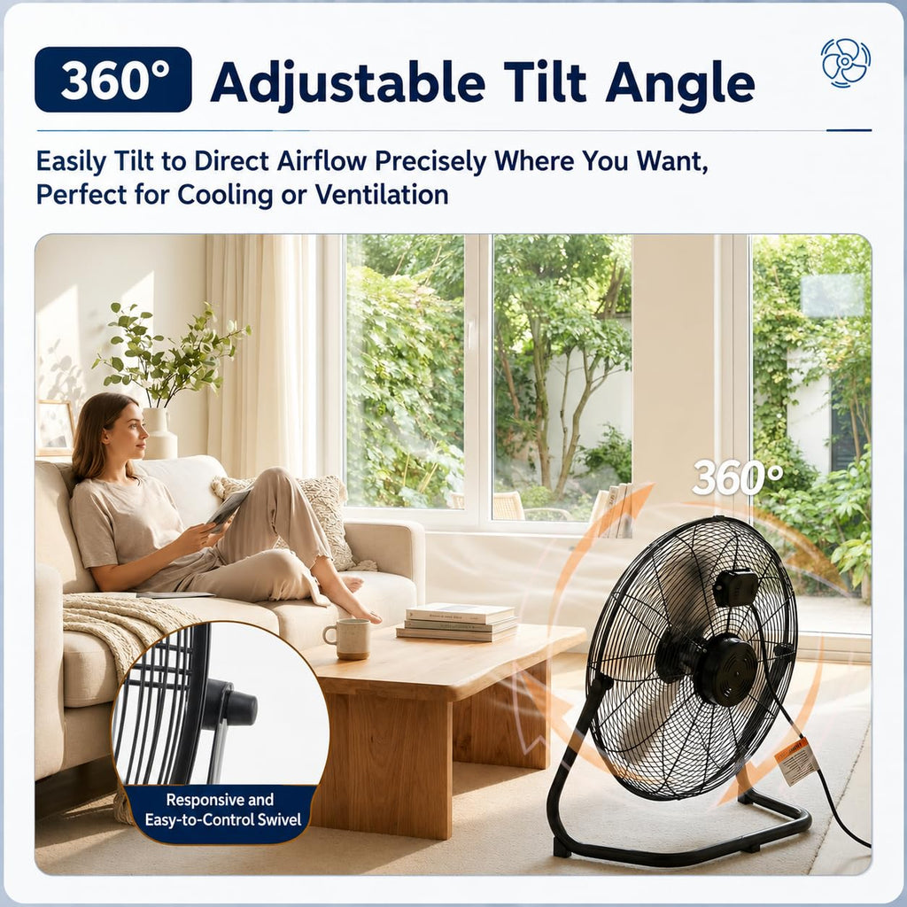 20 Inch High Velocity Floor Fan G815265