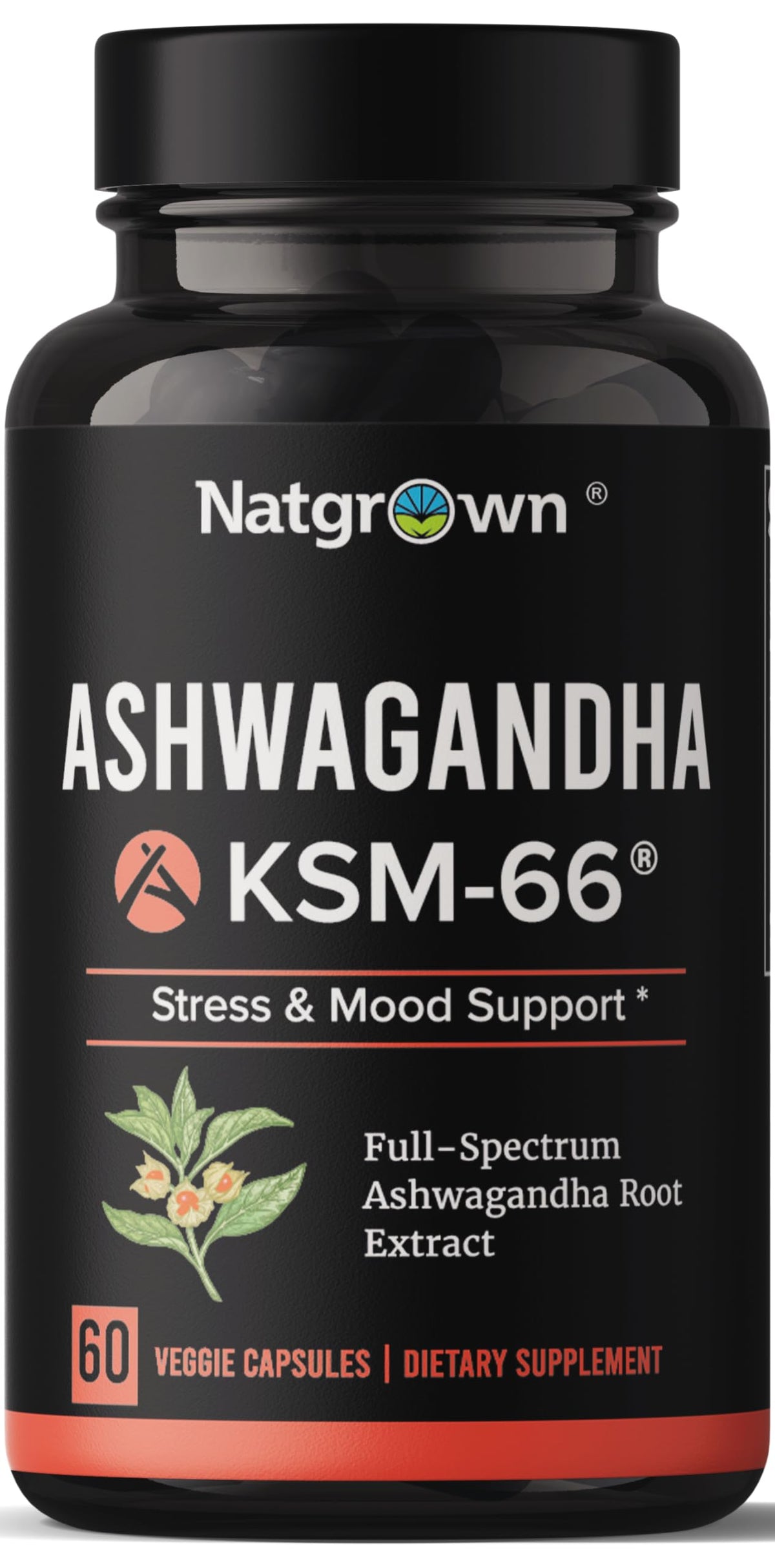 Ashwagandha 600mg Capsules 60 Count B314182