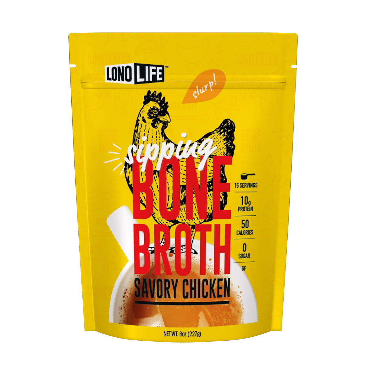 Chicken Bone Broth Powder Mix 8oz G341