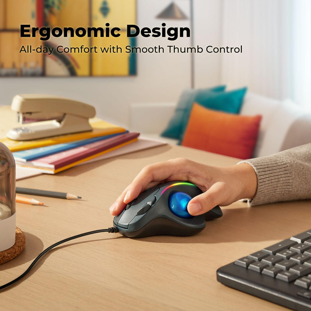 Ergonomic Trackball Mouse H3330