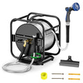 Garden Hose Reel With 100Ft Metal Water Pipe M21986
