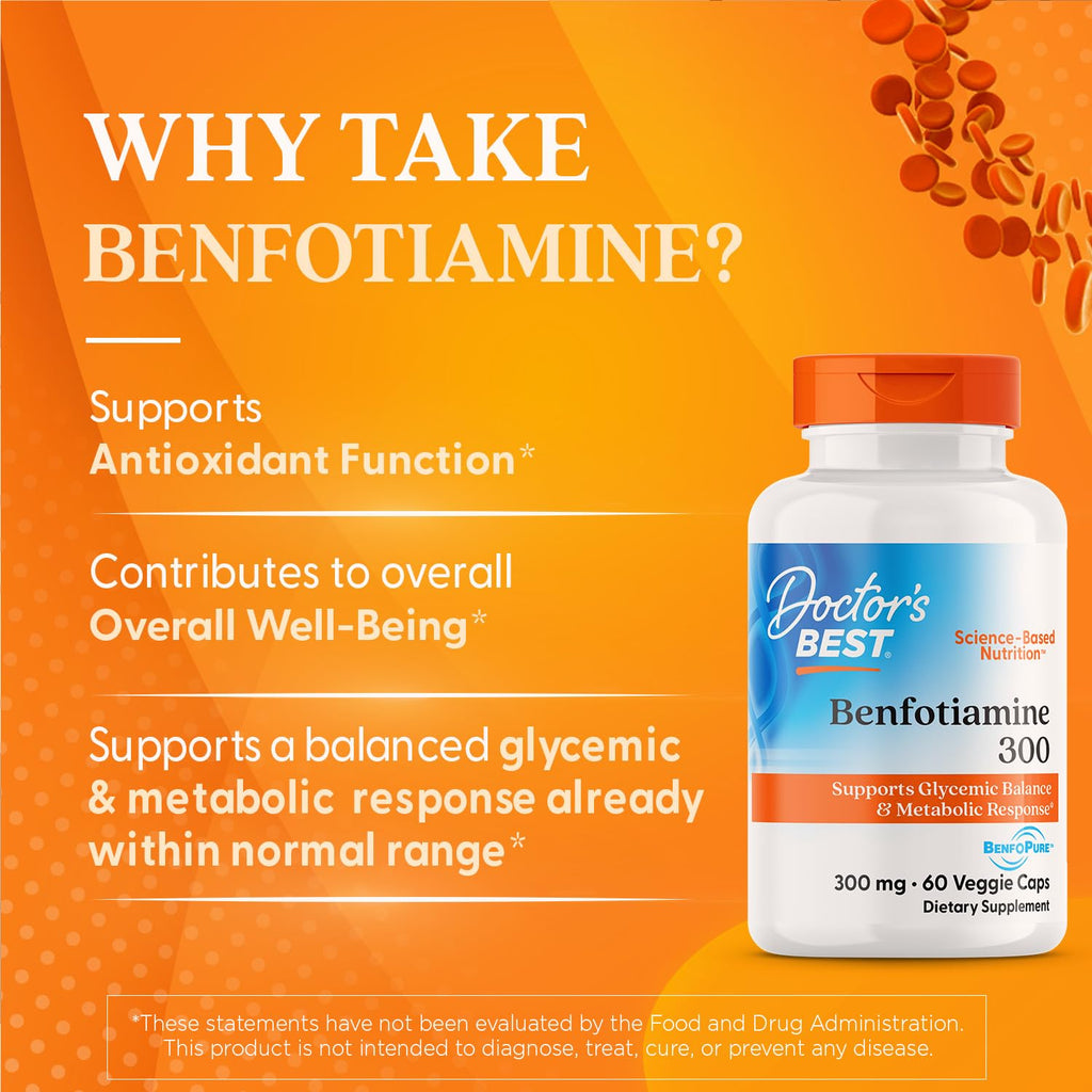 Benfotiamine 300mg Vegan 60 Veggie Caps N704484