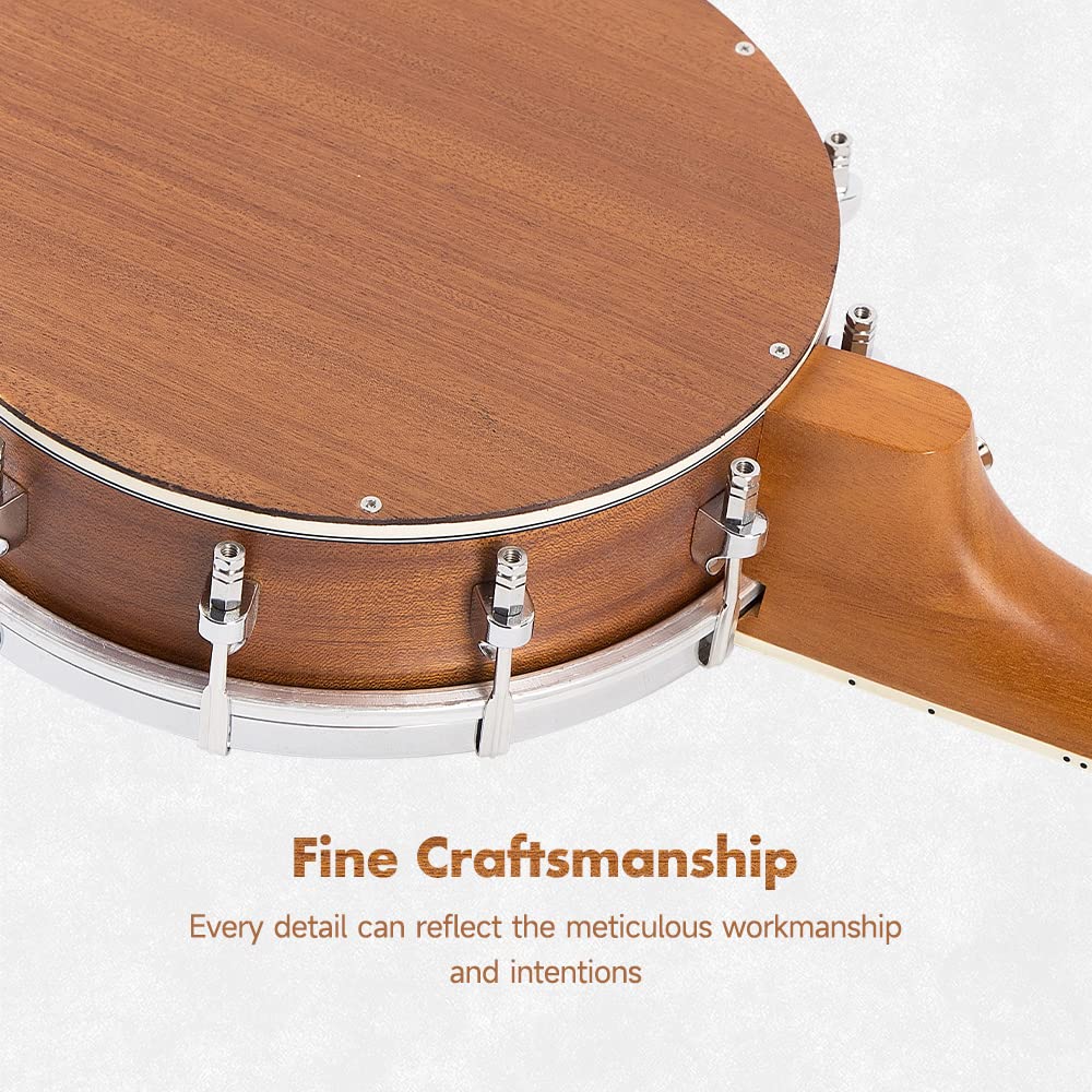 23" Sapele Wood Banjo Ukulele G561