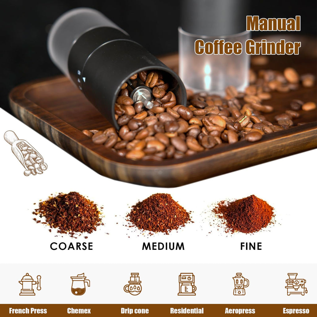 Manual Coffee Grinder with Ceramic Conical Burr K544