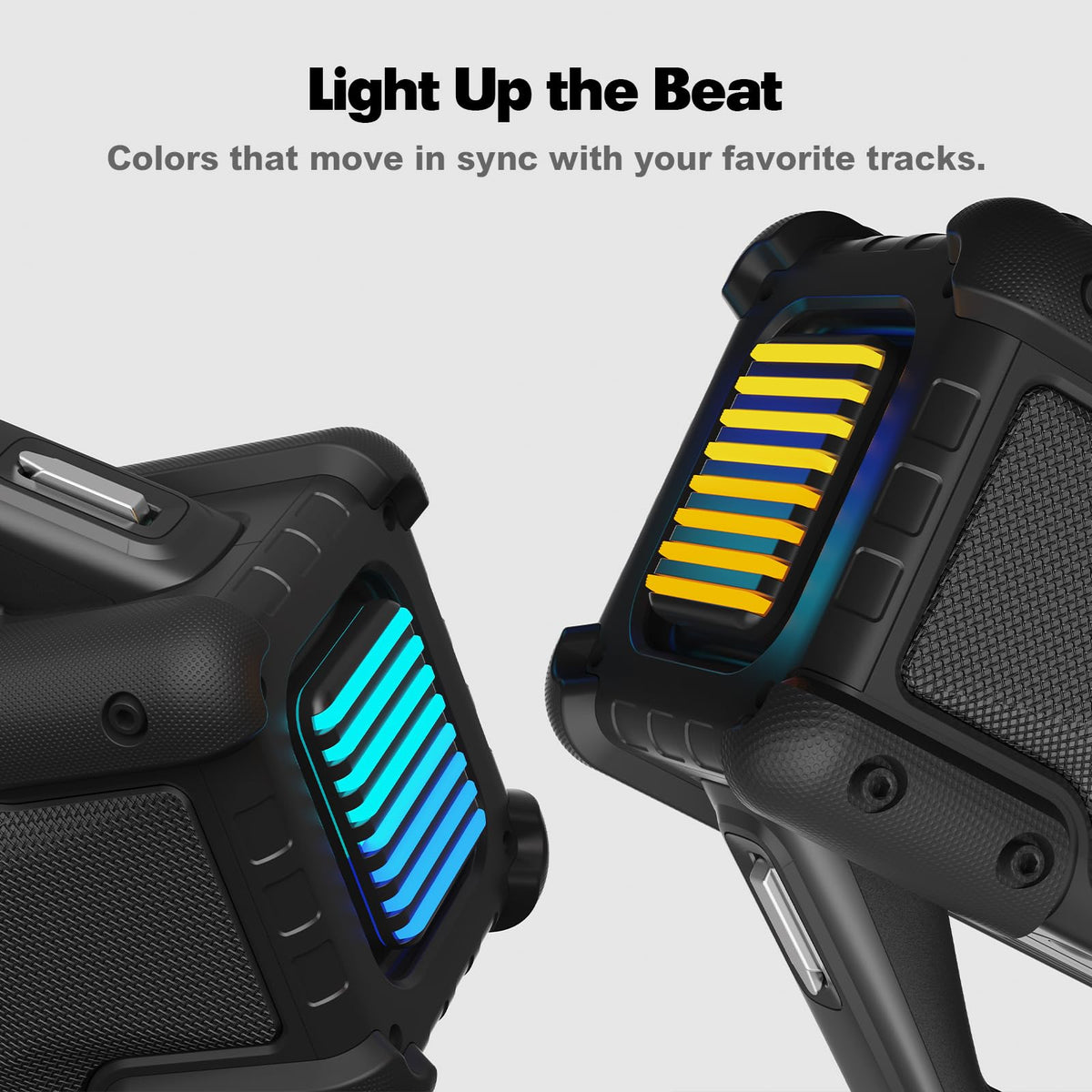 Black Portable Water Resistant Bluetooth Speaker P5041