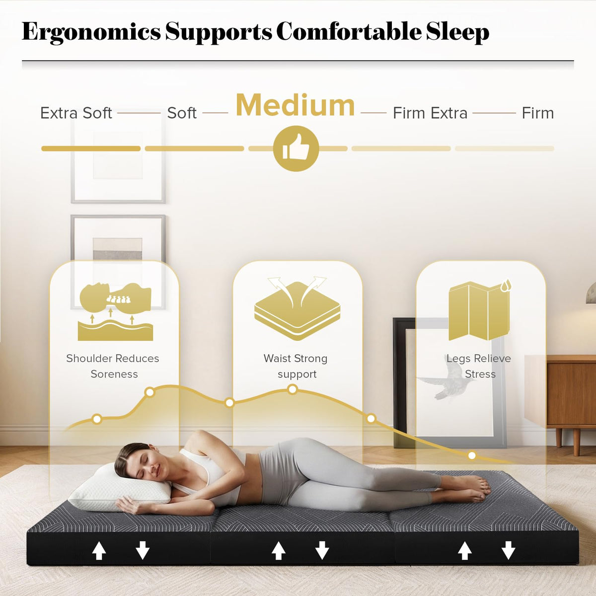Folding Mattress Twin Size 6 Inch X295770