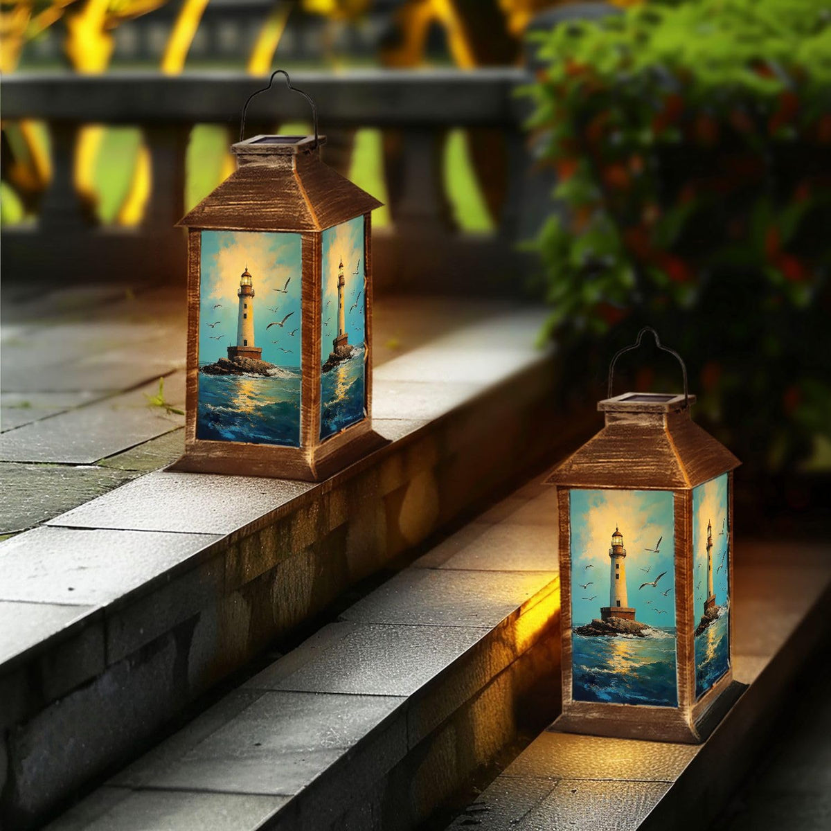 Waterproof Solar Powered Hanging Lantern V216