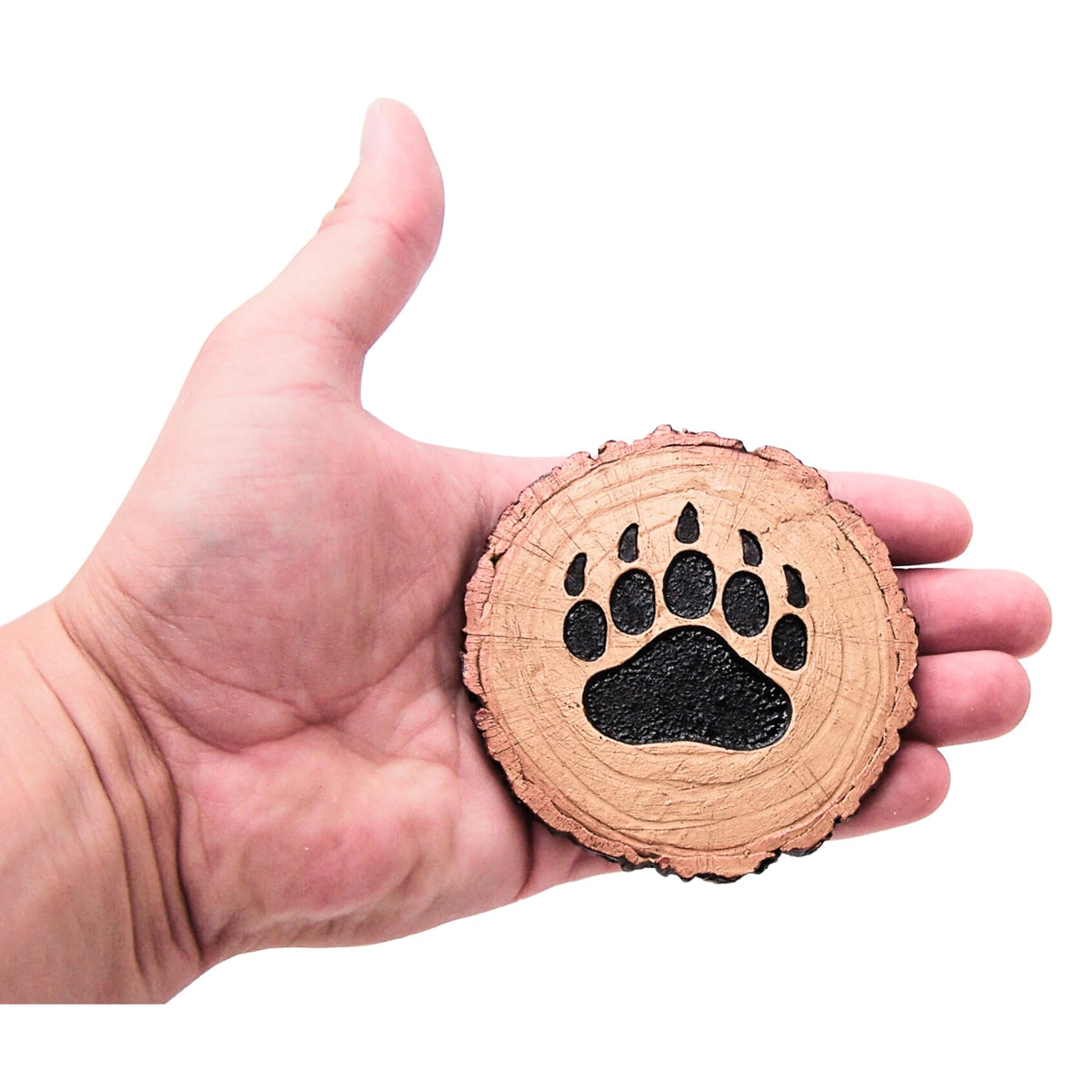 Set of 4 Rustic Bear Canoe Coasters L664