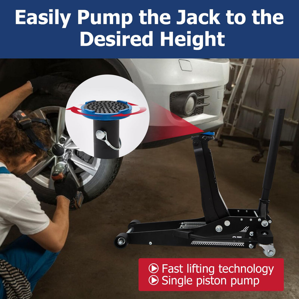 3 Ton Aluminum and Steel Floor Jack K637