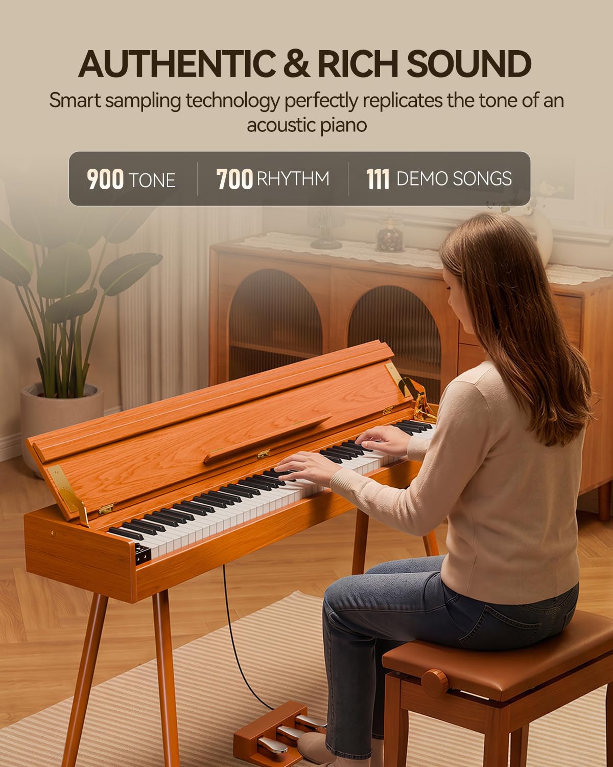 88-Key Weighted Hammer Action Digital Piano L28581