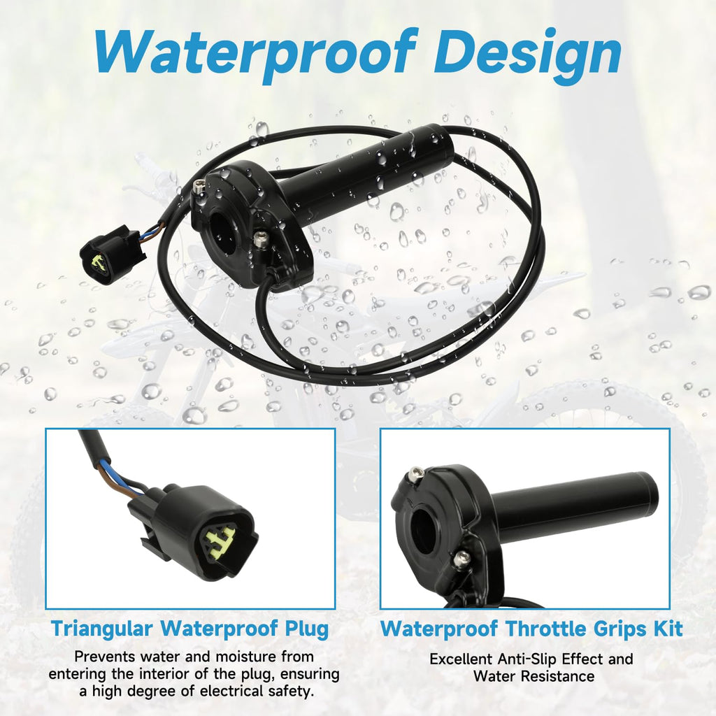 Throttle Handle Kit Replacement for Electric Dirt Bike S6404