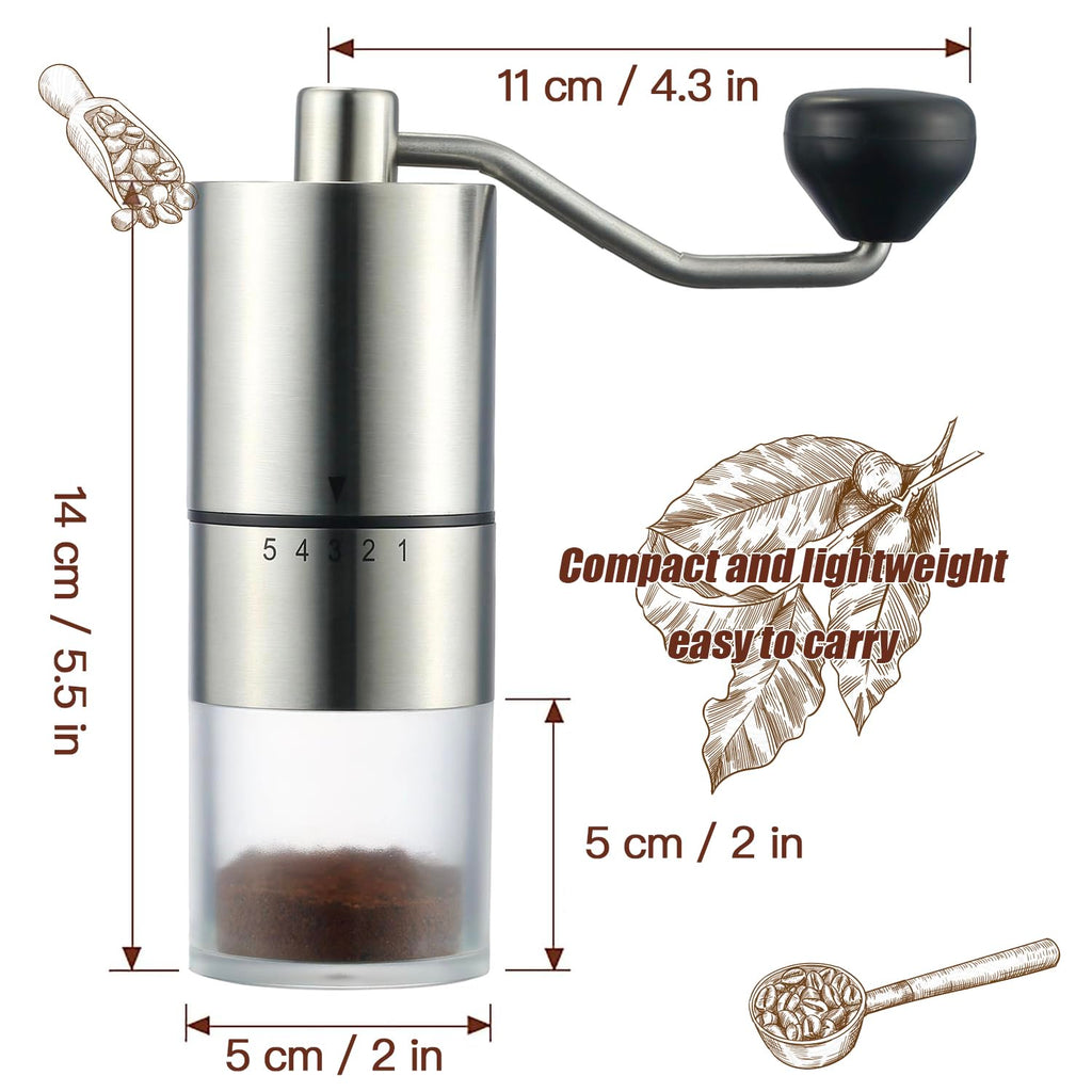 Manual Coffee Grinder with Ceramic Conical Burr K544
