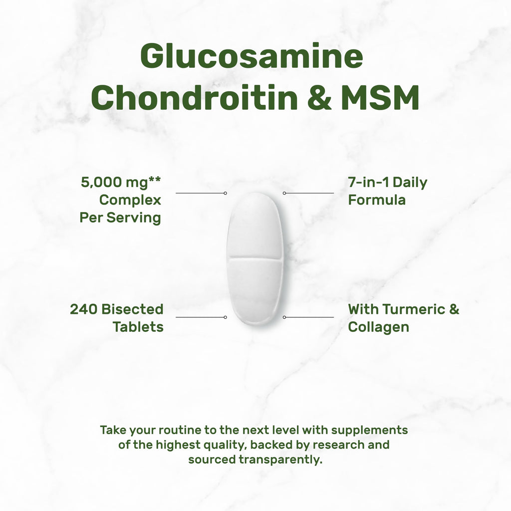 Glucosamine Chondroitin & MSM Complex 240 Tablets M32694