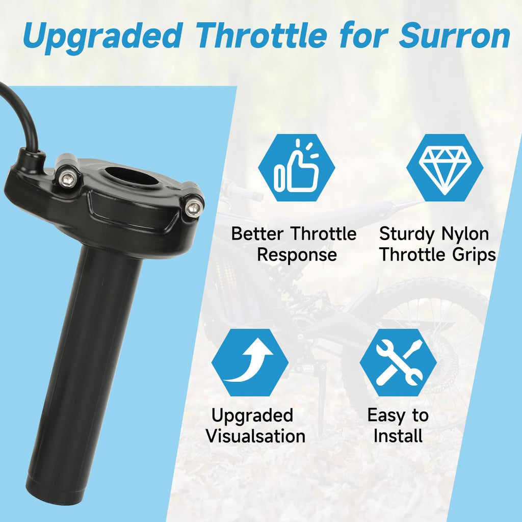 Throttle Handle Kit Replacement for Electric Dirt Bike S6404