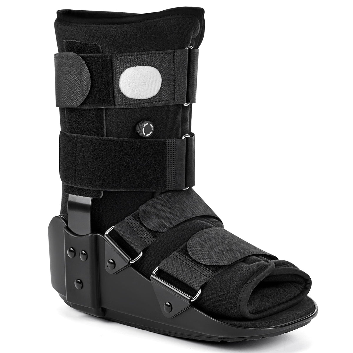 Adjustable Air Walking Boot Medium Black D495134