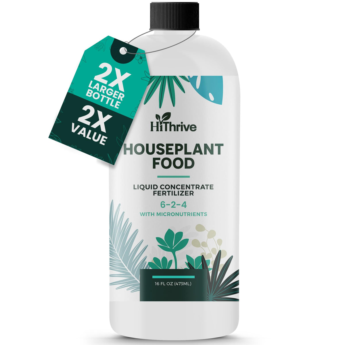 16oz All Purpose Concentrated Indoor Plant Fertilizer 6-2-4 NPK Q62639