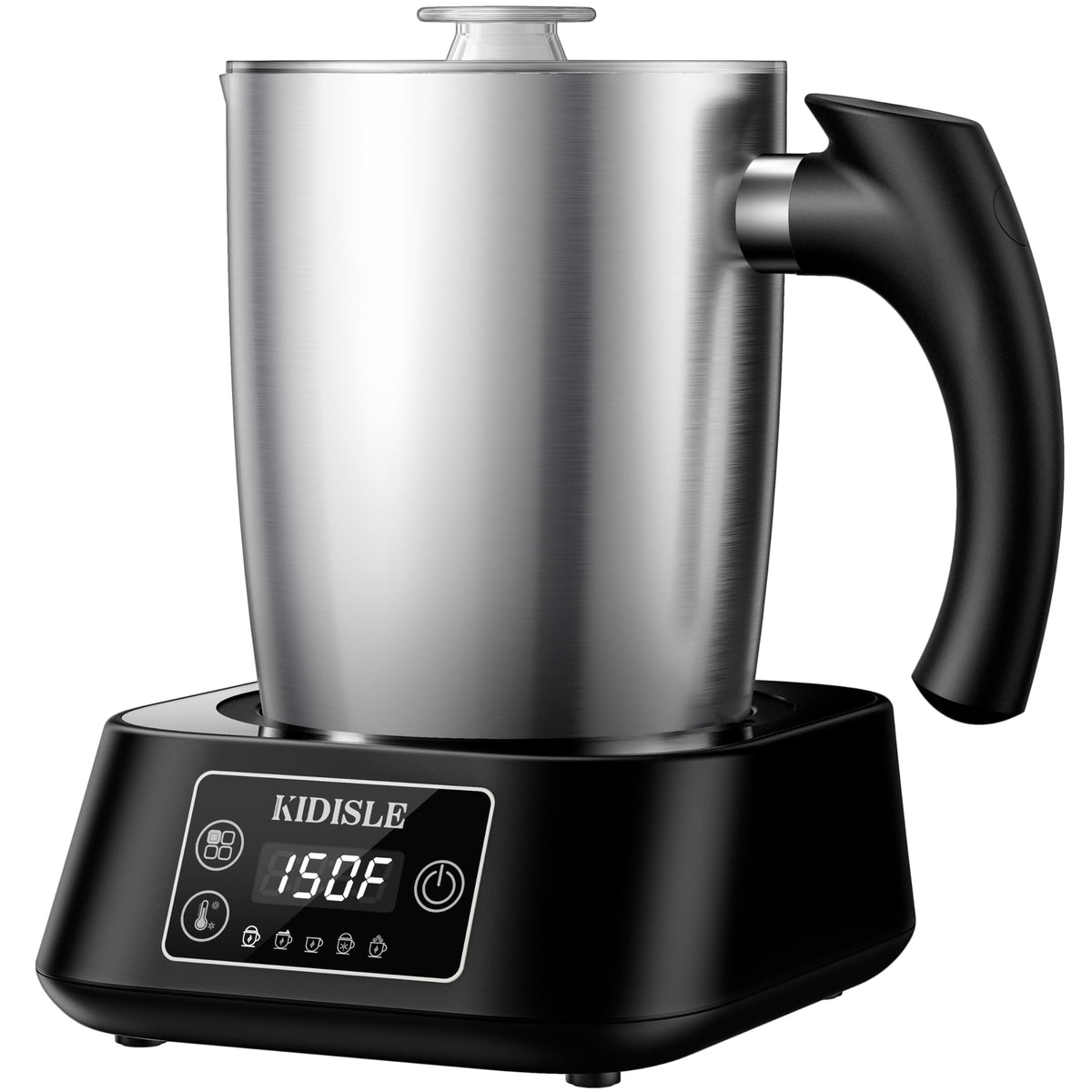 5-in-1 Milk Frother and Steamer 17oz Stainless Steel S189110