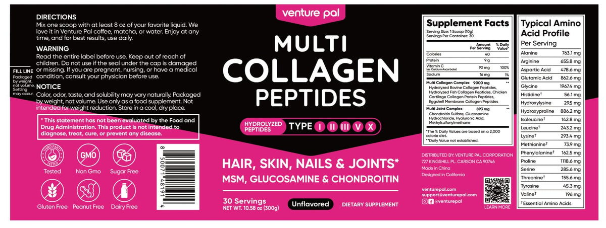 Hydrolyzed Multi Collagen Peptides Powder U825849