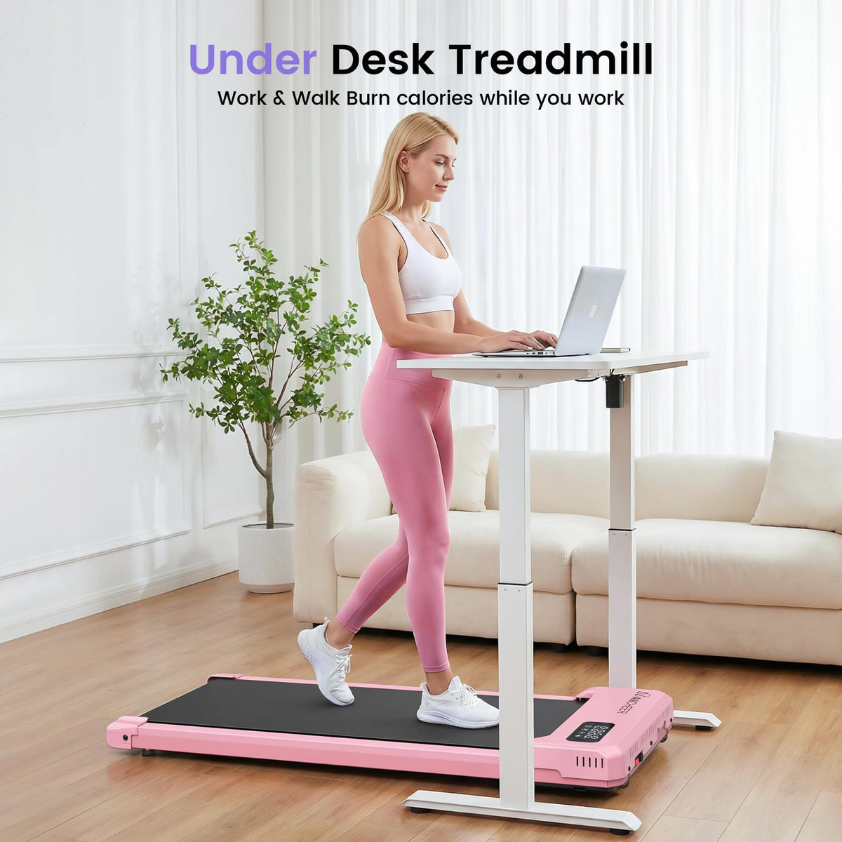 Walking Pad with Incline Treadmill F9724