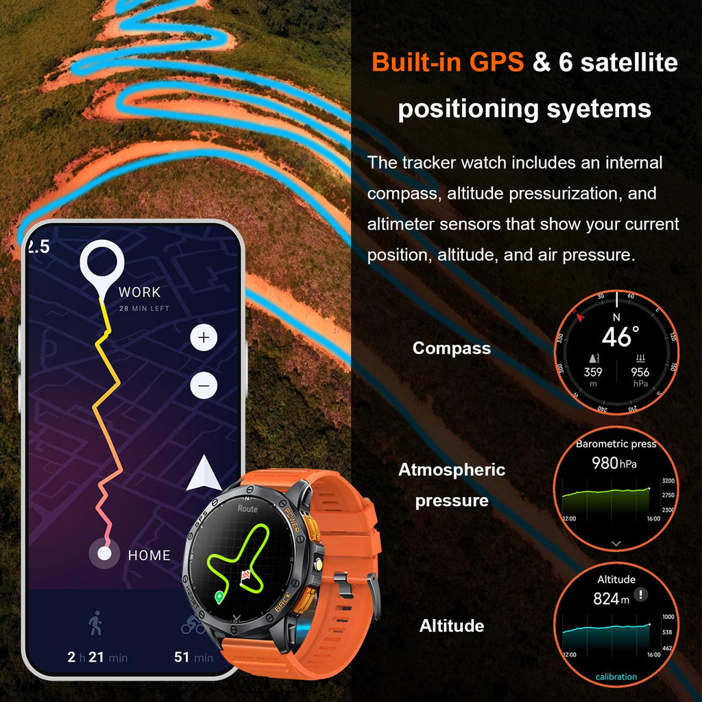 Military Smart Watch with GPS J5539