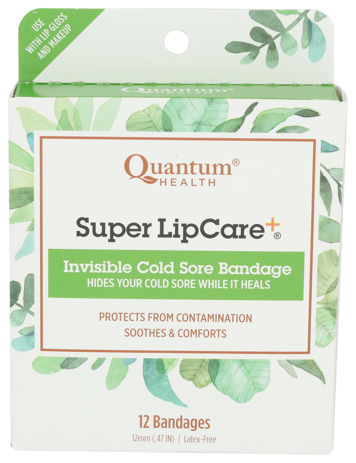 Invisible Cold Sore Fever Blister Bandages 12 Ct P761