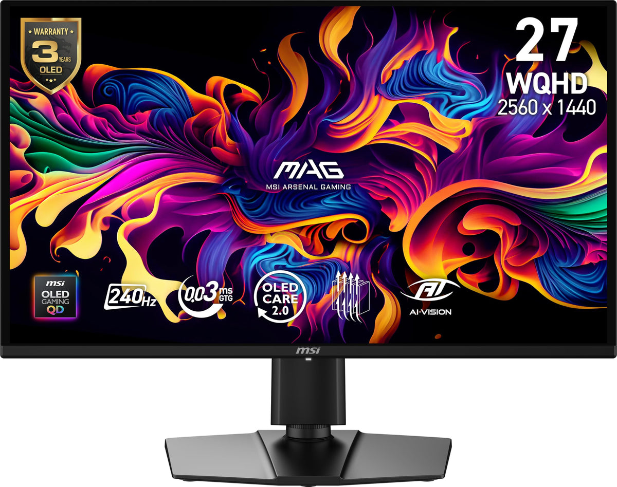 27-Inch WQHD 240Hz QD-OLED Gaming Monitor N27857
