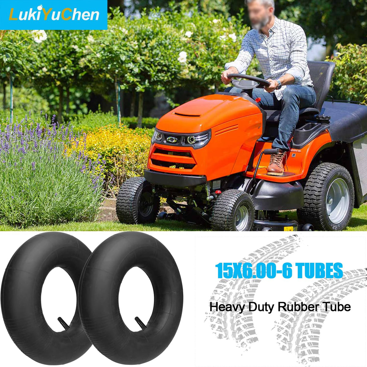 15x6.00-6 Inner Tube with TR13 Valve Stem 2/Pack B188969